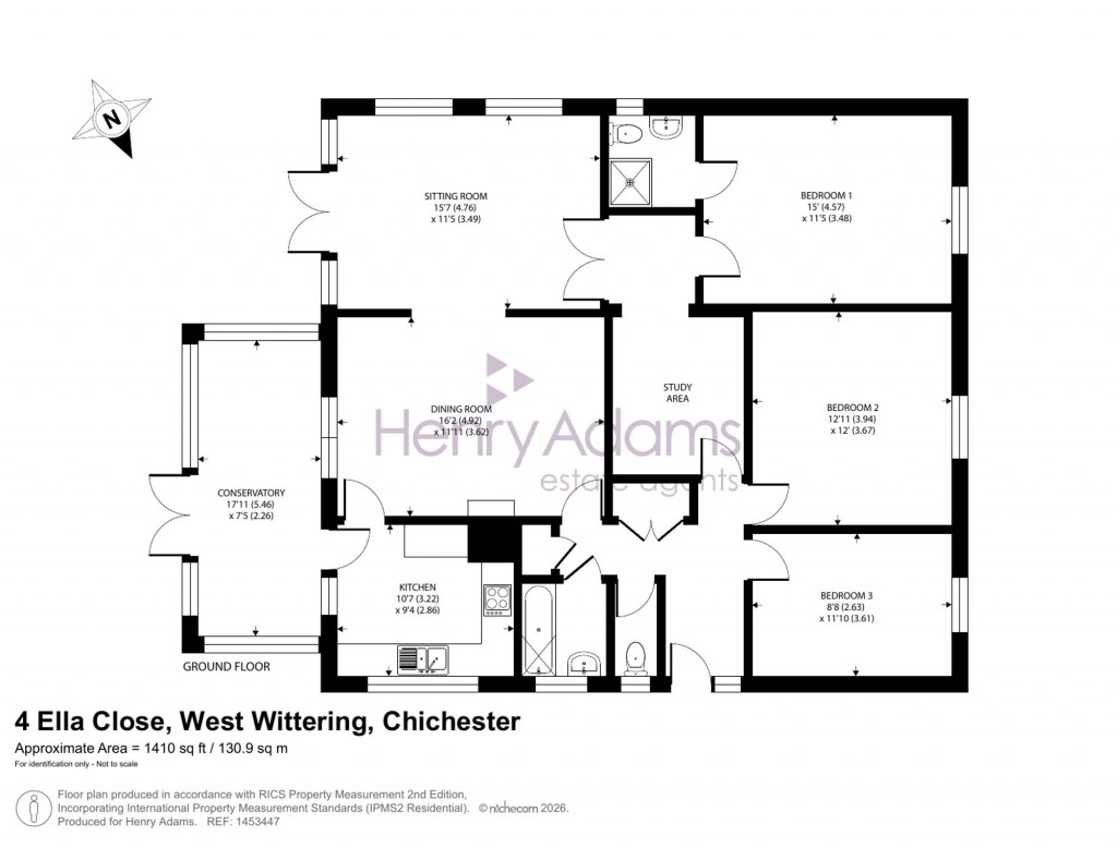 Floorplans For Ella Close, West Wittering, PO20