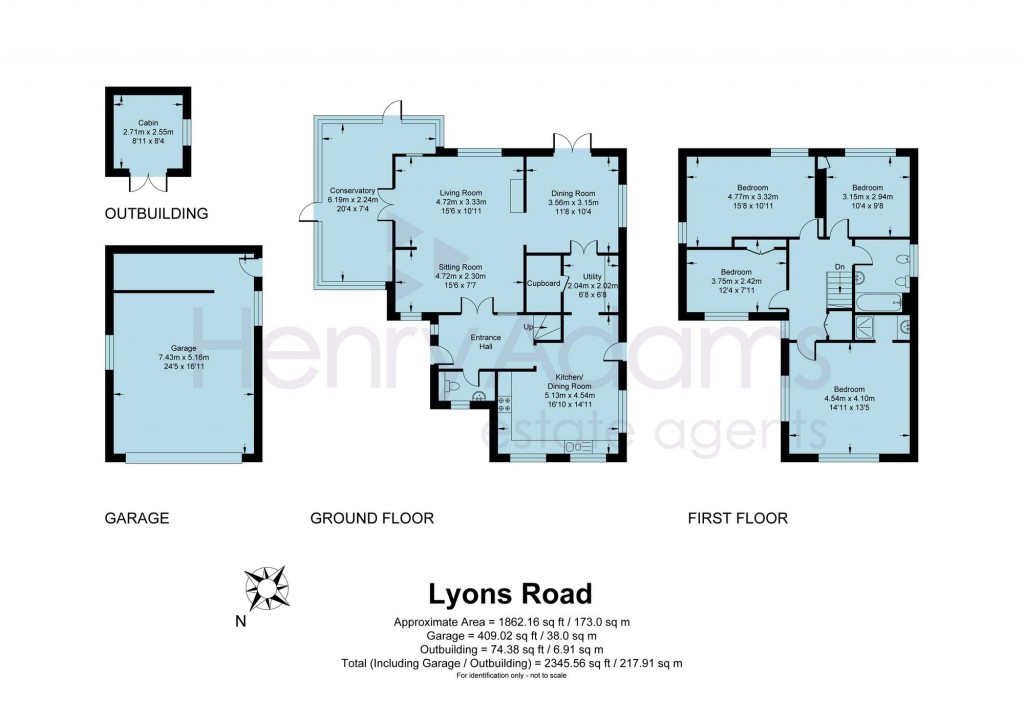 Floorplans For Lyons Road, Slinfold, RH13