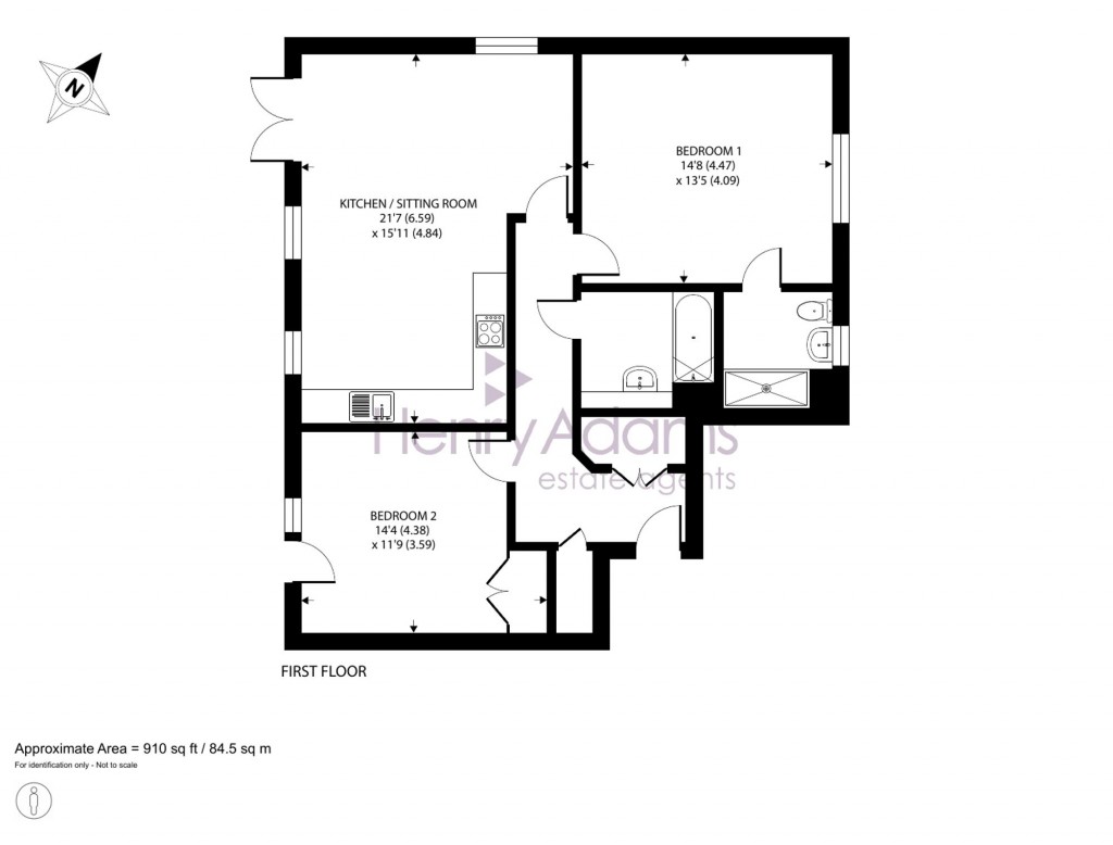 Floorplans For Longley Road, Chichester, PO19