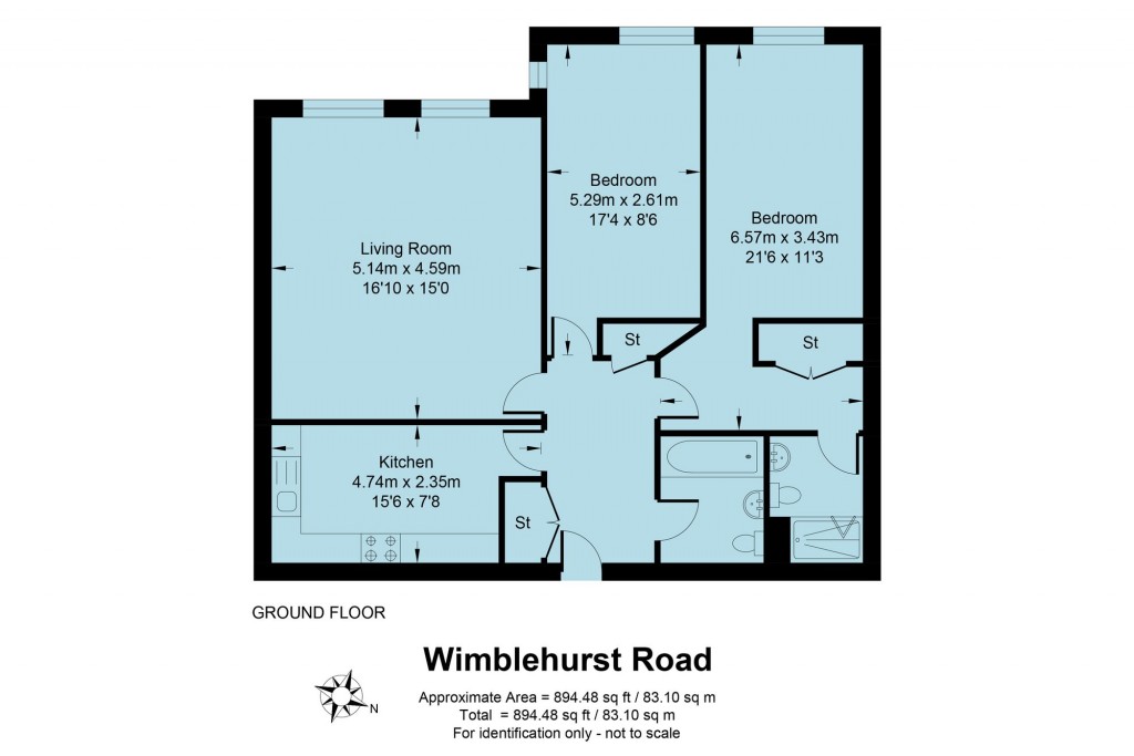 Floorplans For Wimblehurst Road, Delancey Court, RH12