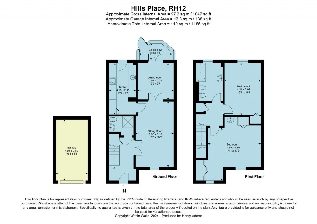 Floorplans For Hills Place, Horsham, RH12