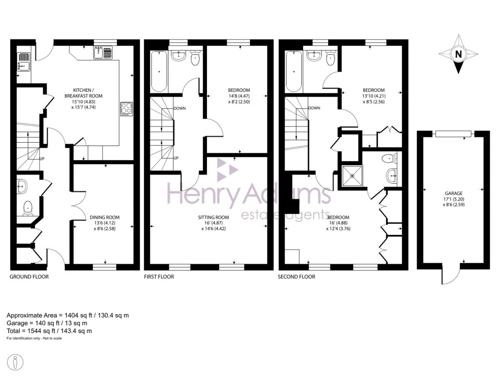 Floorplans For King George Gardens, Chichester, PO19