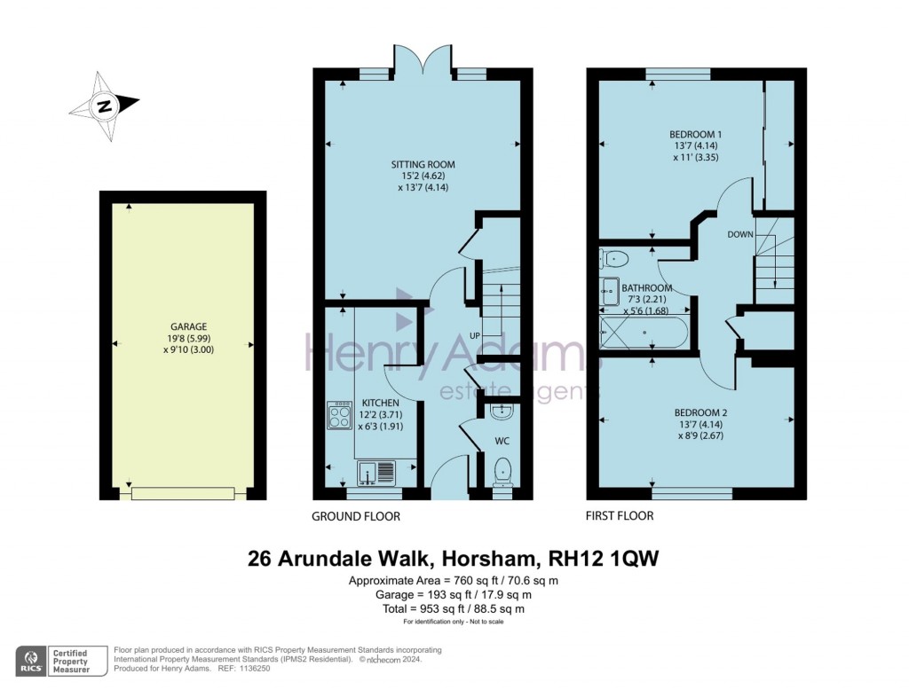 Floorplans For Arundale Walk, Horsham, RH12