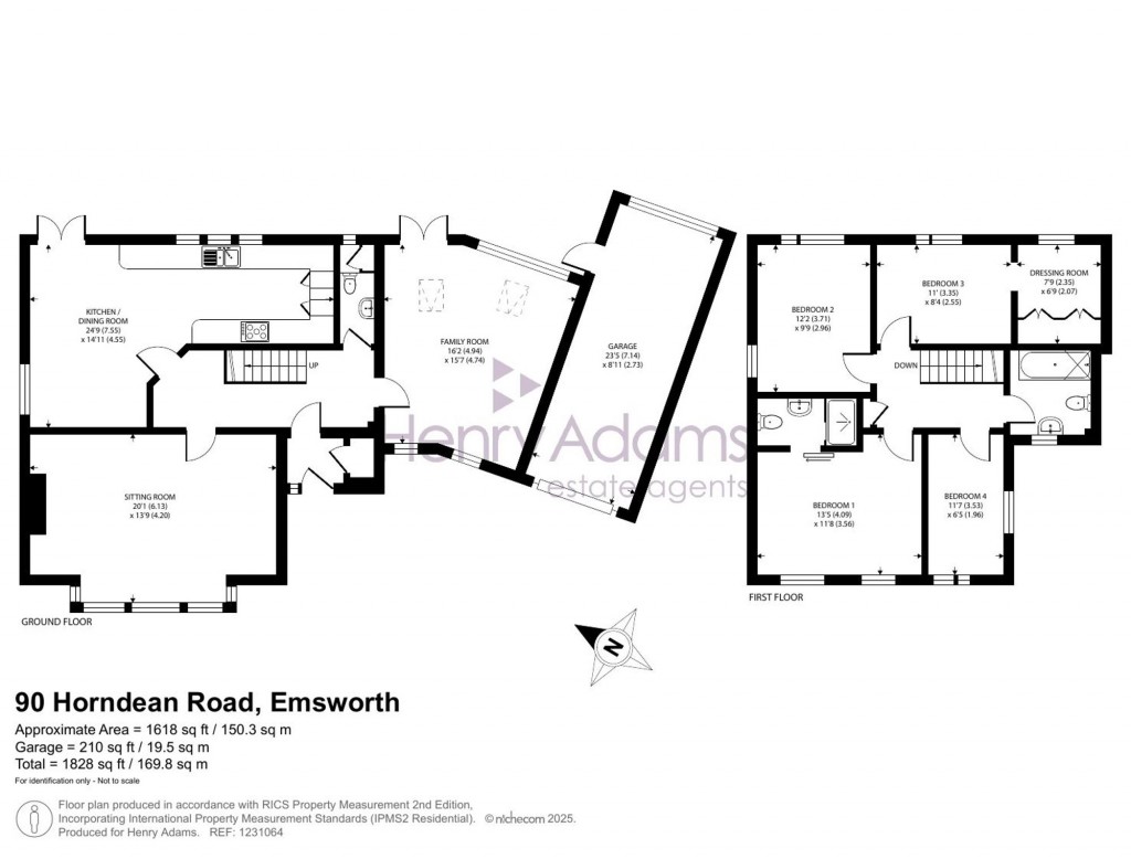 Floorplans For Horndean Road, Emsworth, PO10