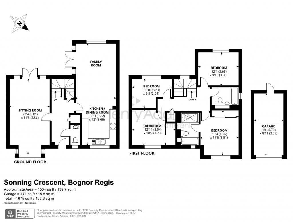 Floorplans For Sonning Crescent, Bersted Park, PO21