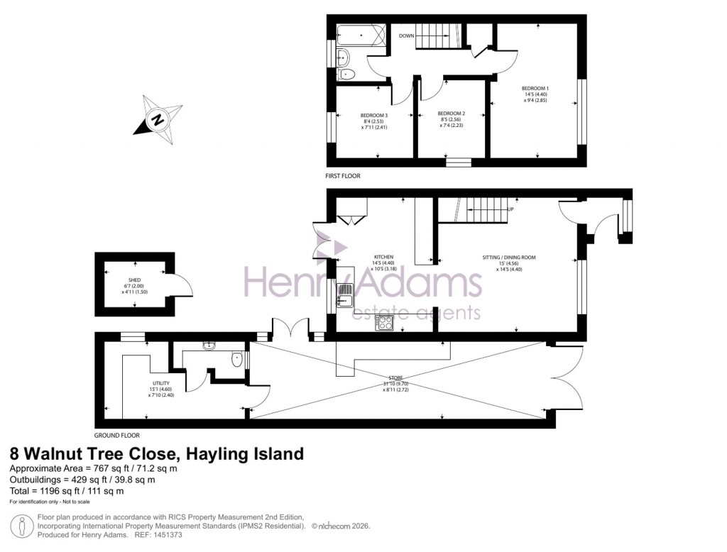 Floorplans For Walnut Tree Close, Hayling Island, PO11