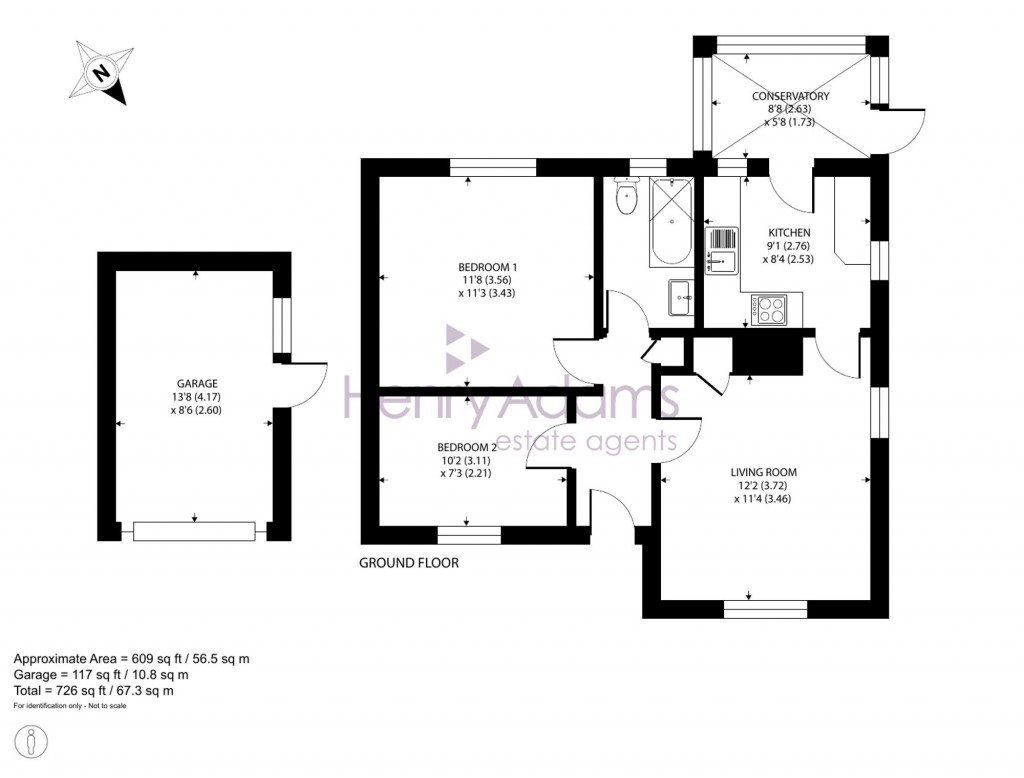 Floorplans For East Street, Selsey, PO20