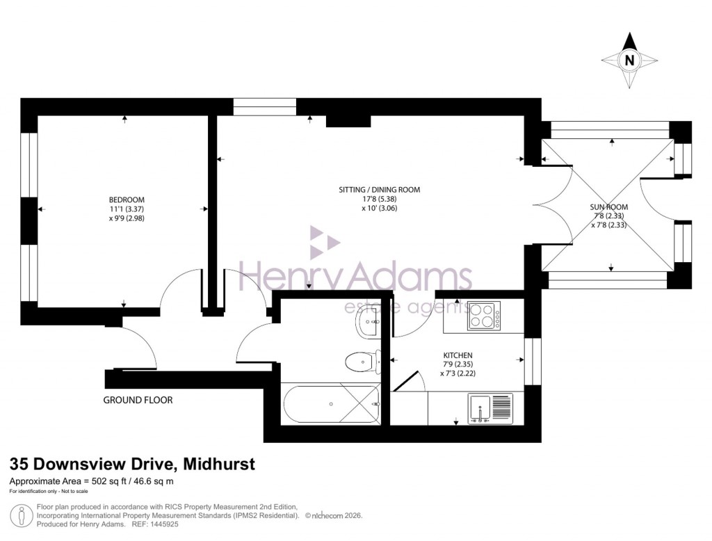 Floorplans For Downsview Drive, Midhurst, GU29