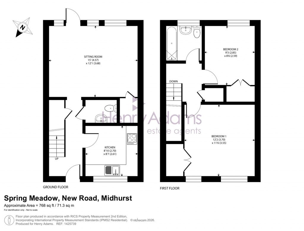 Floorplans For New Road, Midhurst, GU29