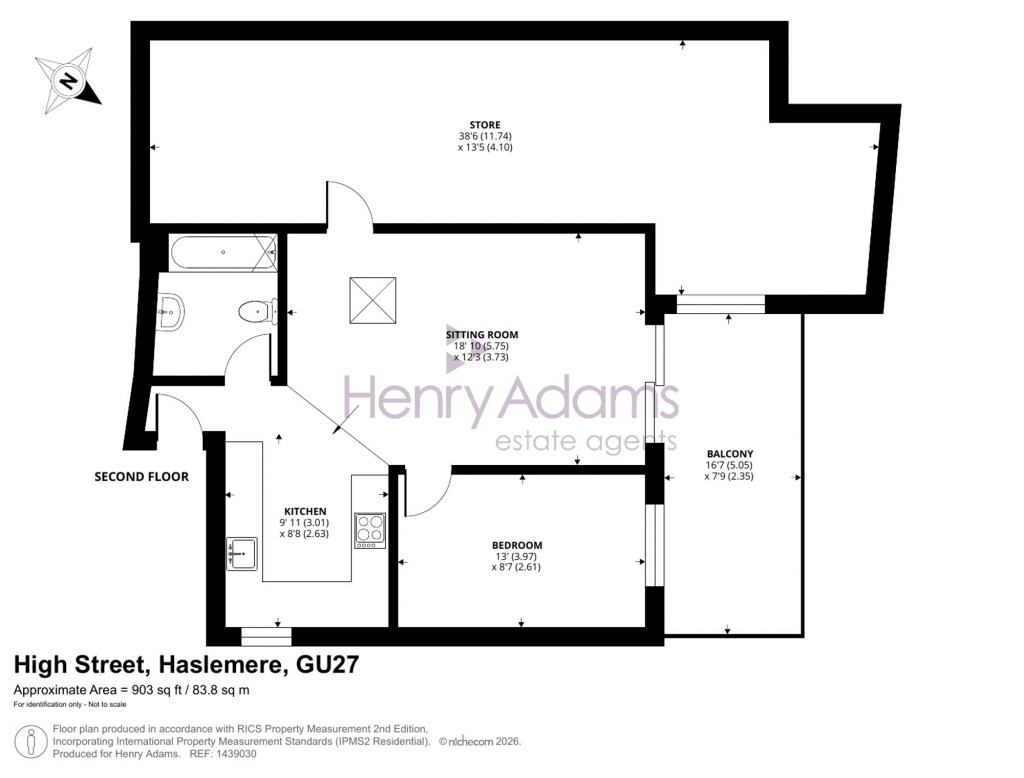 Floorplans For High Street, Haslemere, GU27