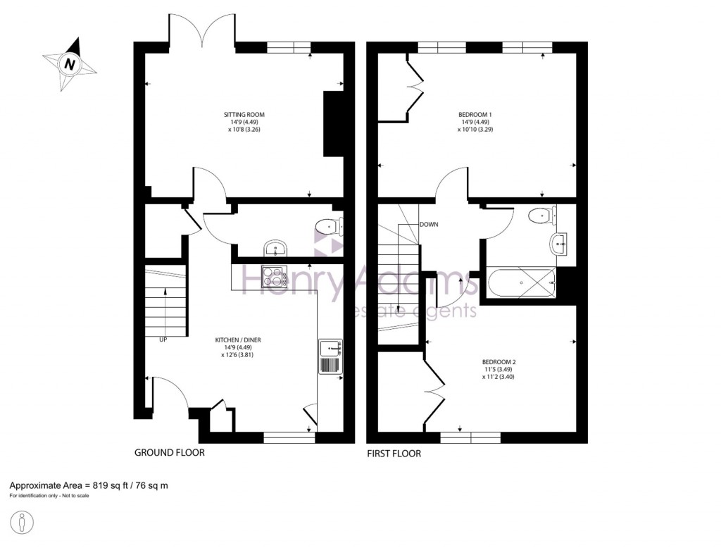 Floorplans For Otway Road, Chichester, PO19