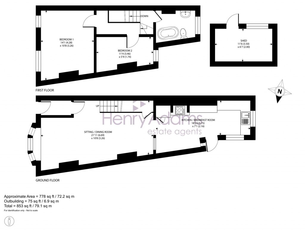 Floorplans For Mill Lane, Sidlesham, PO20