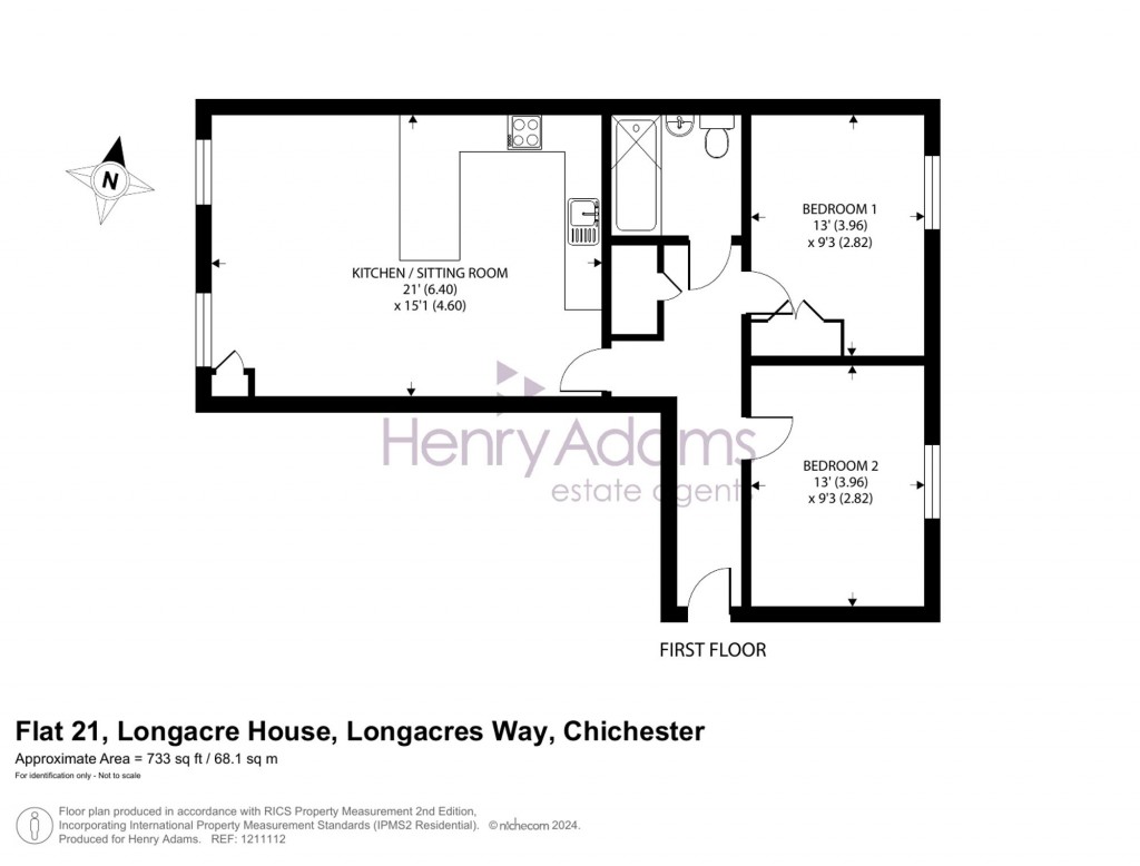 Floorplans For Longacres Way, Longacre House Longacres Way, PO20
