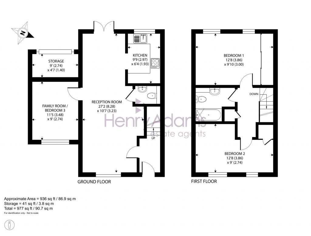 Floorplans For Luxford Way, Billingshurst, RH14