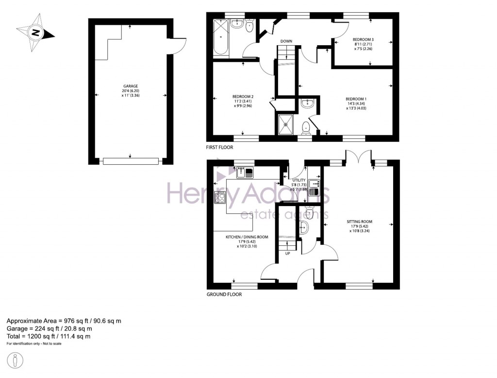 Floorplans For Toop Gardens, Aldingbourne, PO20