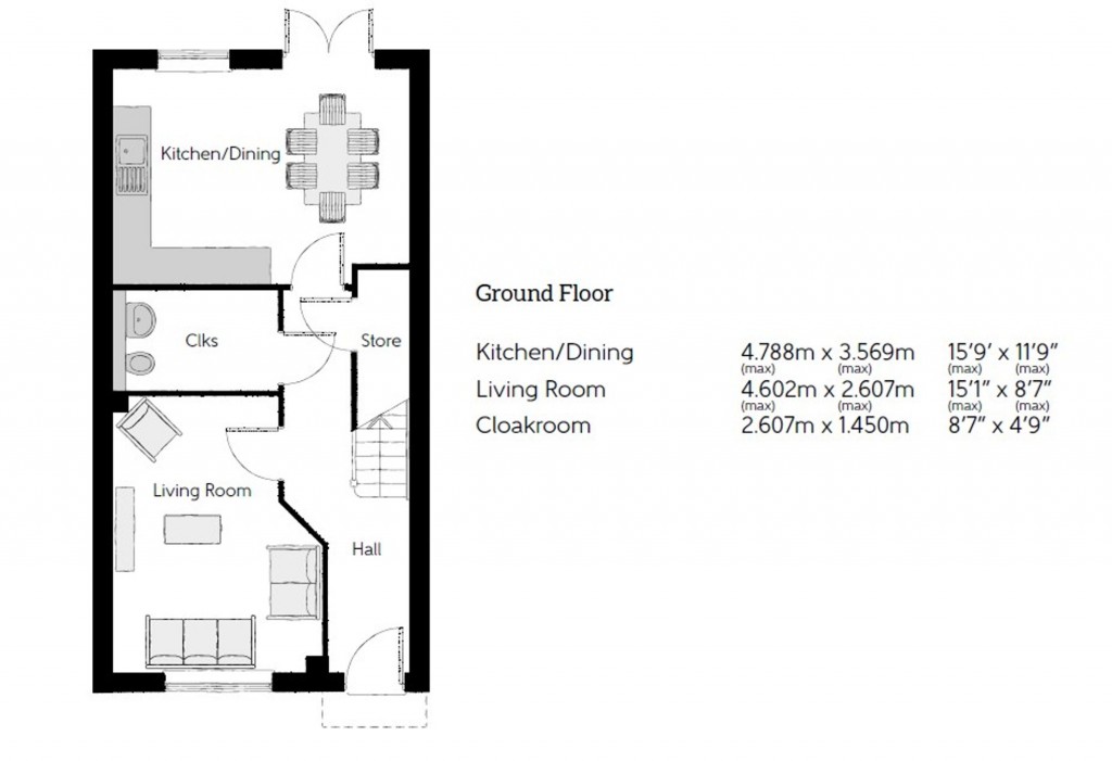 Floorplans For Shopwhyke Road, Chichester, PO20