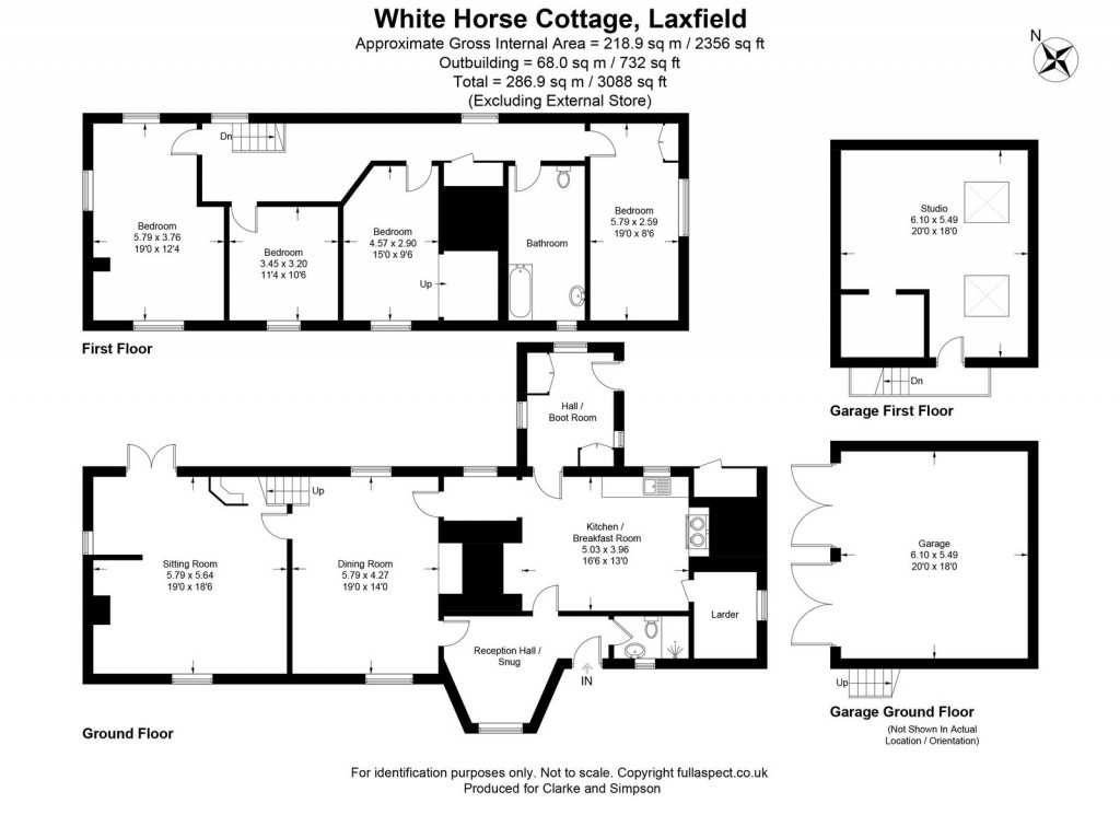 Floorplans For Laxfield, Suffolk 