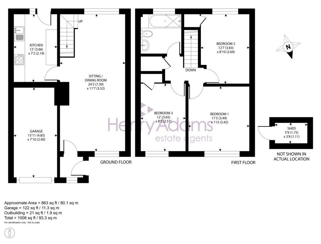Floorplans For Clare Gardens, Petersfield, GU31