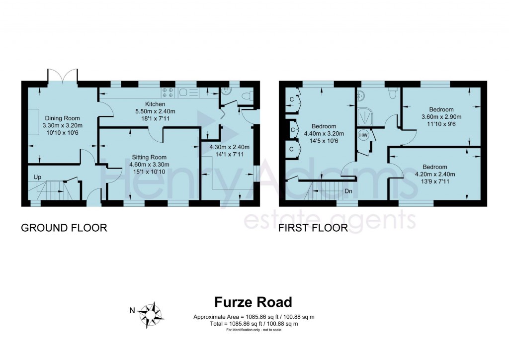 Floorplans For Furze Road, Rudgwick, RH12