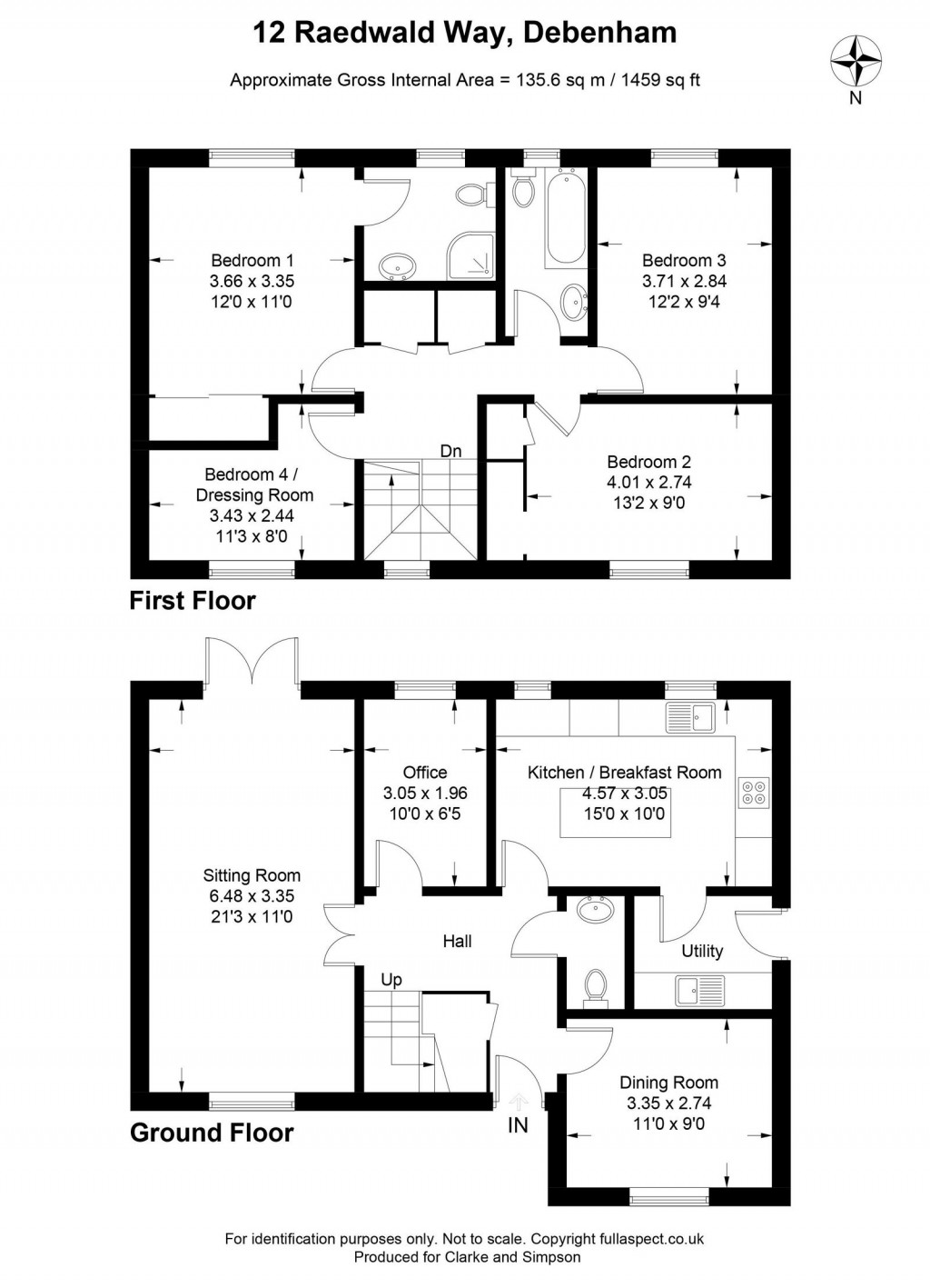 Floorplans For Debenham, Suffolk