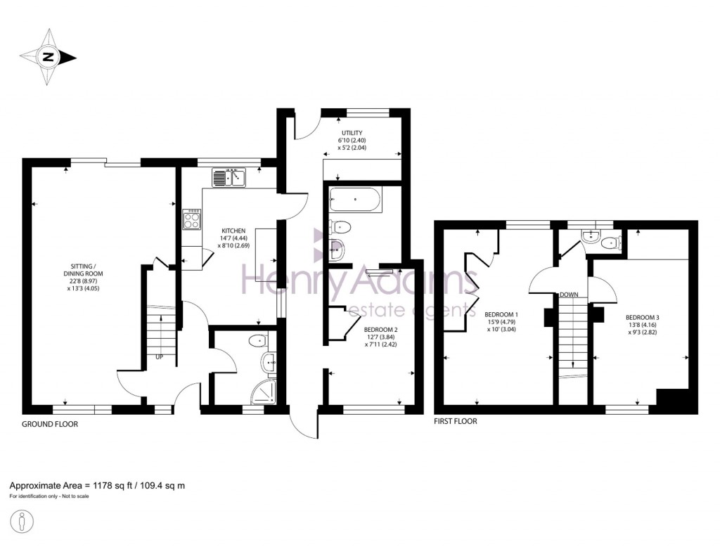 Floorplans For Meadow Way, Westergate, PO20