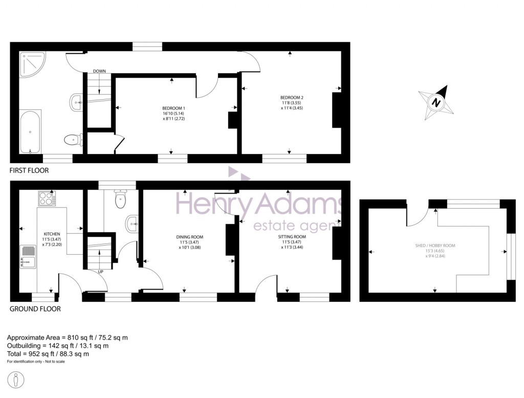 Floorplans For London Road, Rake, GU33