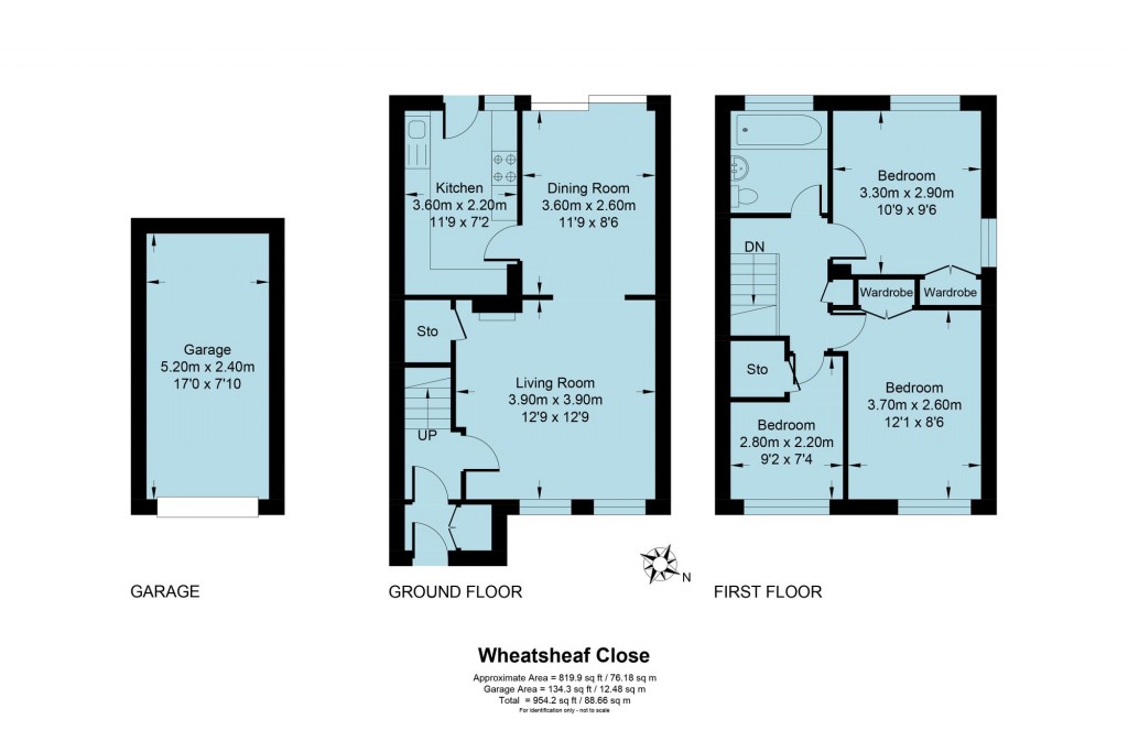 Floorplans For Wheatsheaf Close, Horsham, RH12