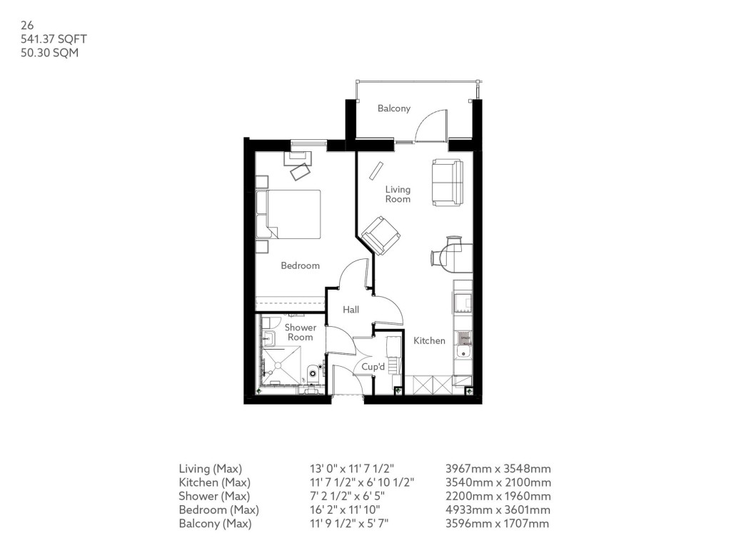 Floorplans For Palmers Field Avenue, Chichester, PO19