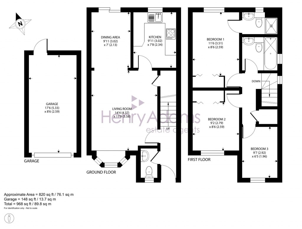 Floorplans For Beacon Drive, Selsey, PO20