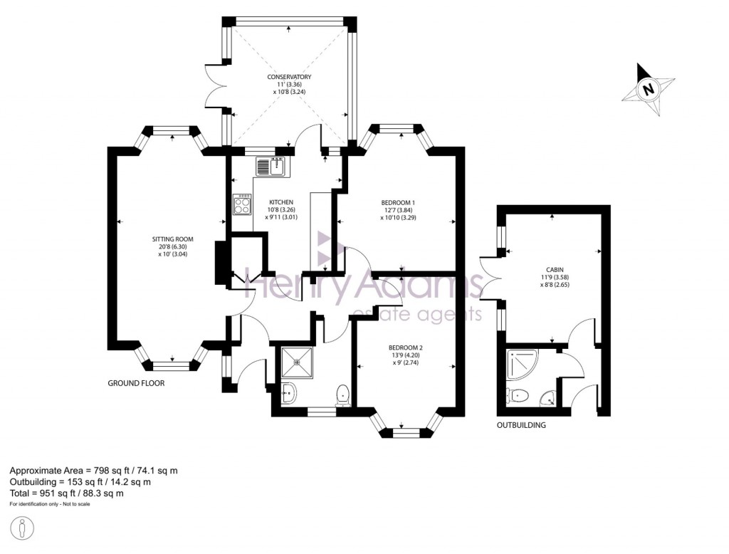Floorplans For Flaxman Avenue, Chichester, PO19