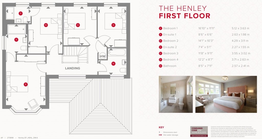 Floorplans For Bartons Road, Havant, PO9
