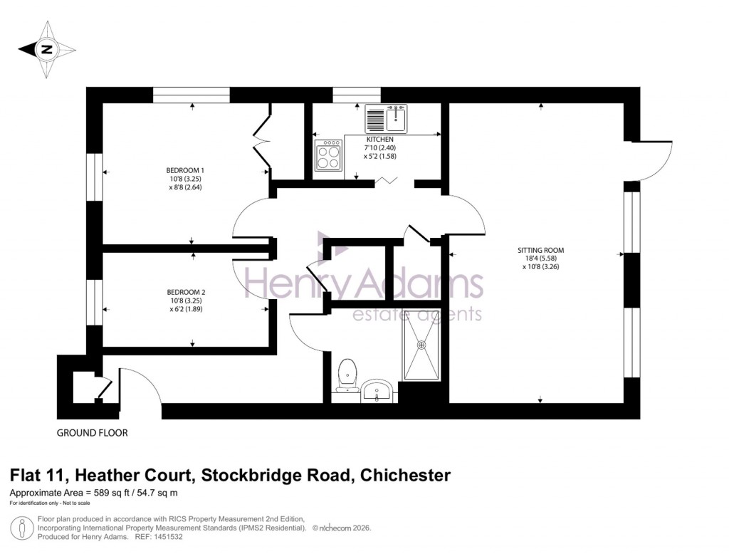 Floorplans For Stockbridge Road, Heather Court Stockbridge Road, PO19