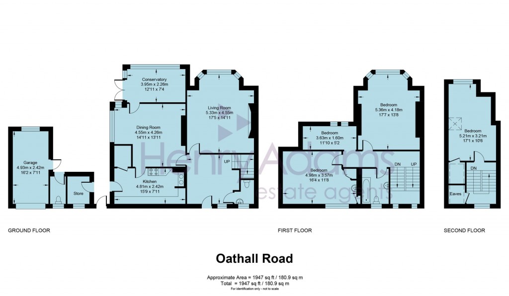 Floorplans For Oathall Road, Haywards Heath, RH16