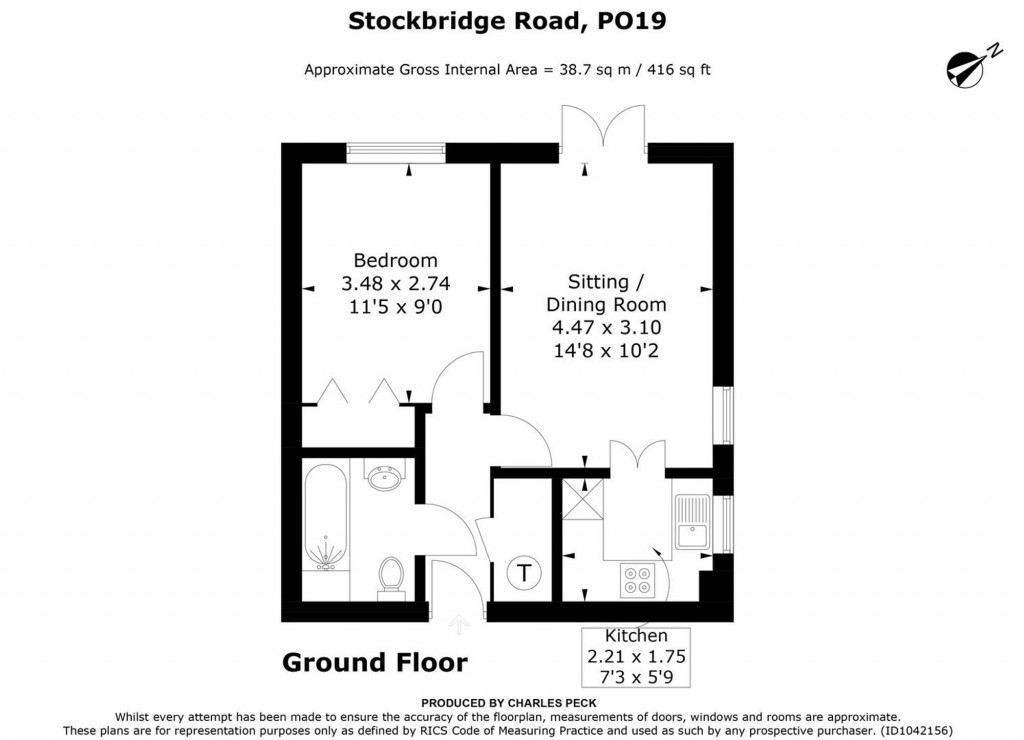 Floorplans For Stockbridge Road, Chichester, PO19