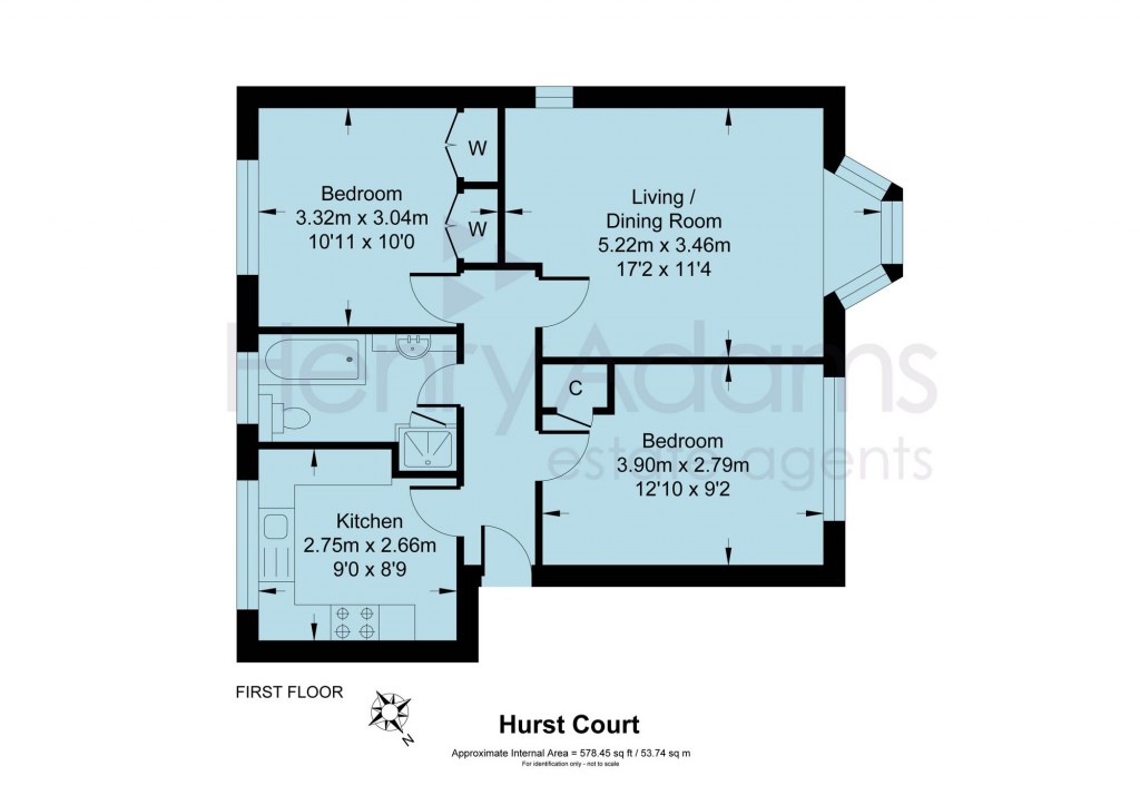 Floorplans For Hurst Court, Horsham, RH12