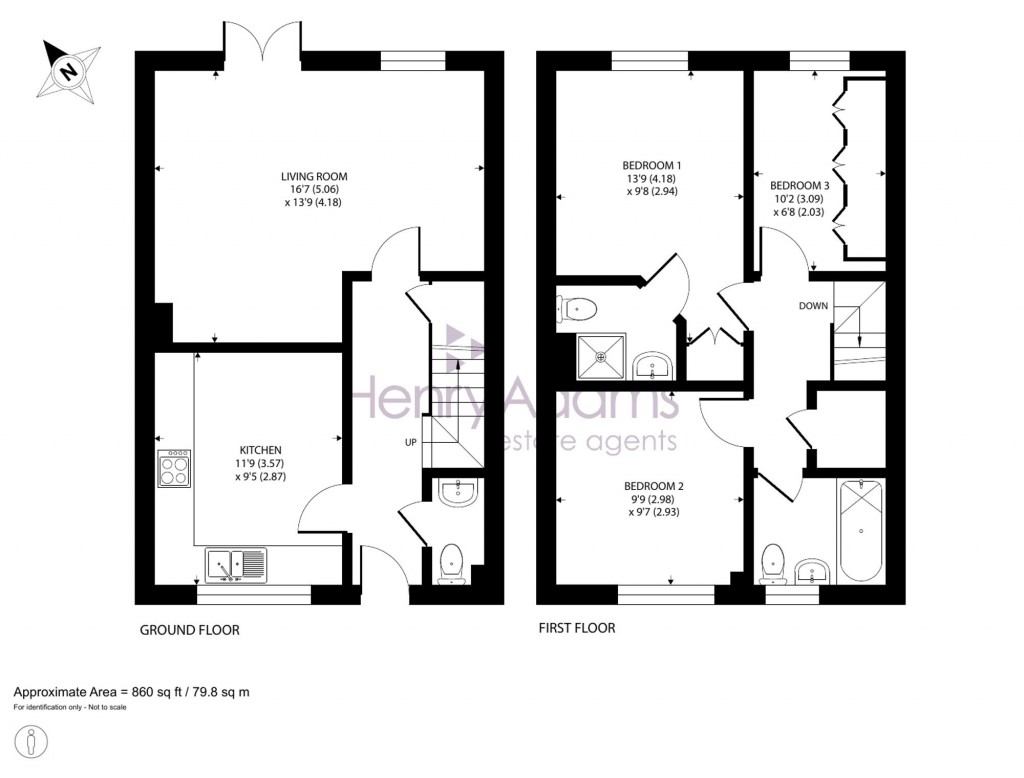 Floorplans For Cockayne Way, Selsey, PO20