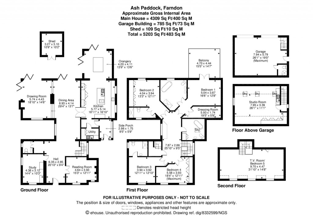 Floorplans For Farndon, Cheshire