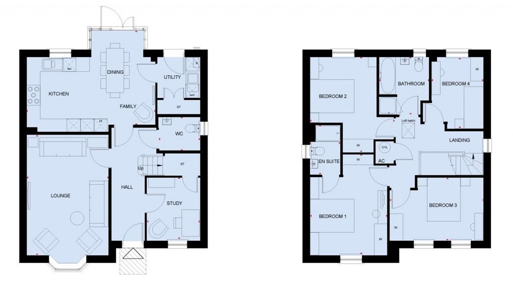 Floorplans For Comice Road, Walberton, BN18