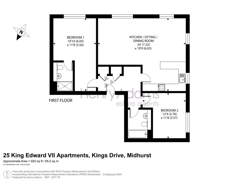 Floorplans For Kings Drive, Midhurst, GU29