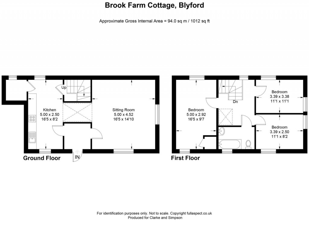 Floorplans For The Blyford Estate, Nr Southwold