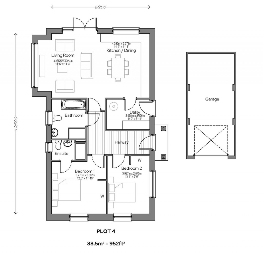 Floorplans For Halesworth, Suffolk
