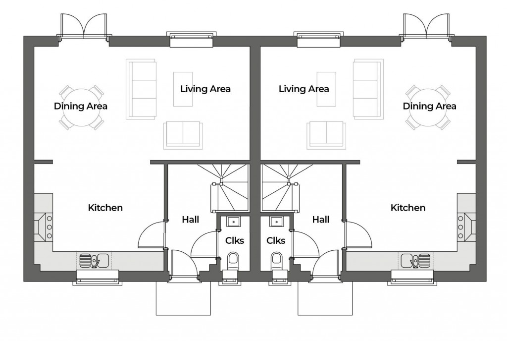 Floorplans For Bedfield, Nr Framlingham, Suffolk