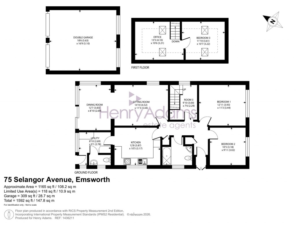 Floorplans For Selangor Avenue, Emsworth, PO10