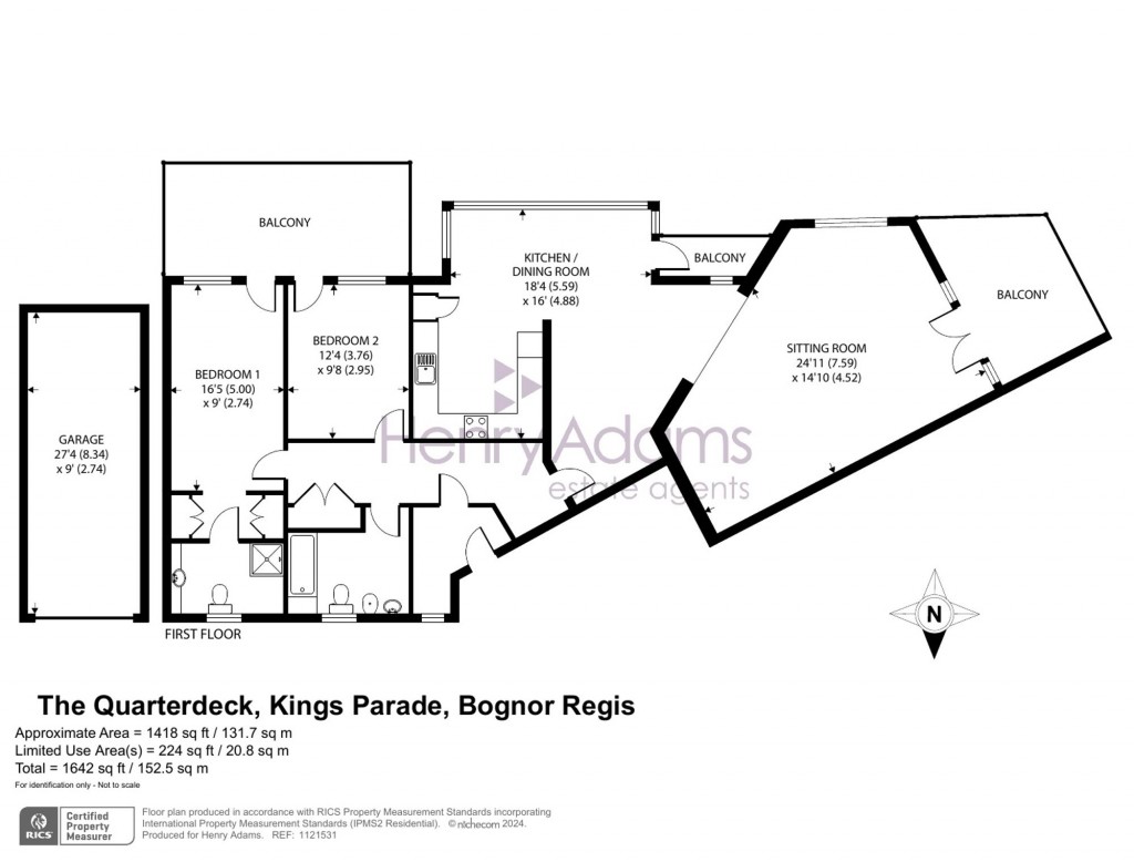 Floorplans For Kings Parade, Bognor Regis, PO21