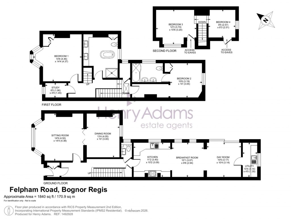 Floorplans For 8 Felpham Road, Felpham, PO22
