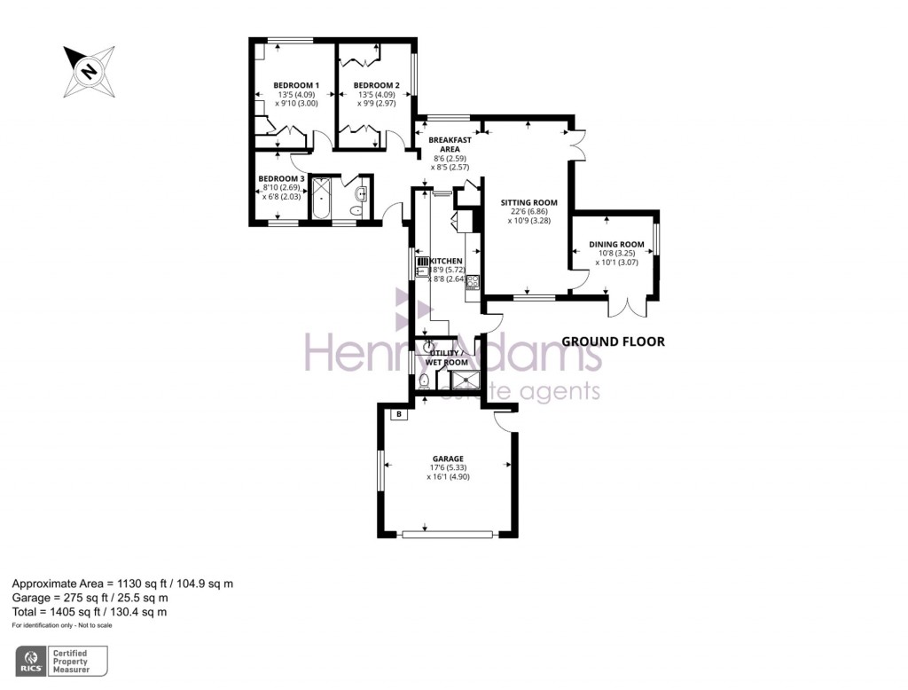 Floorplans For Pond Rise, West Chiltington, RH20