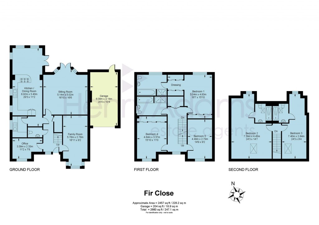 Floorplans For Firs Close, Horsham, RH12