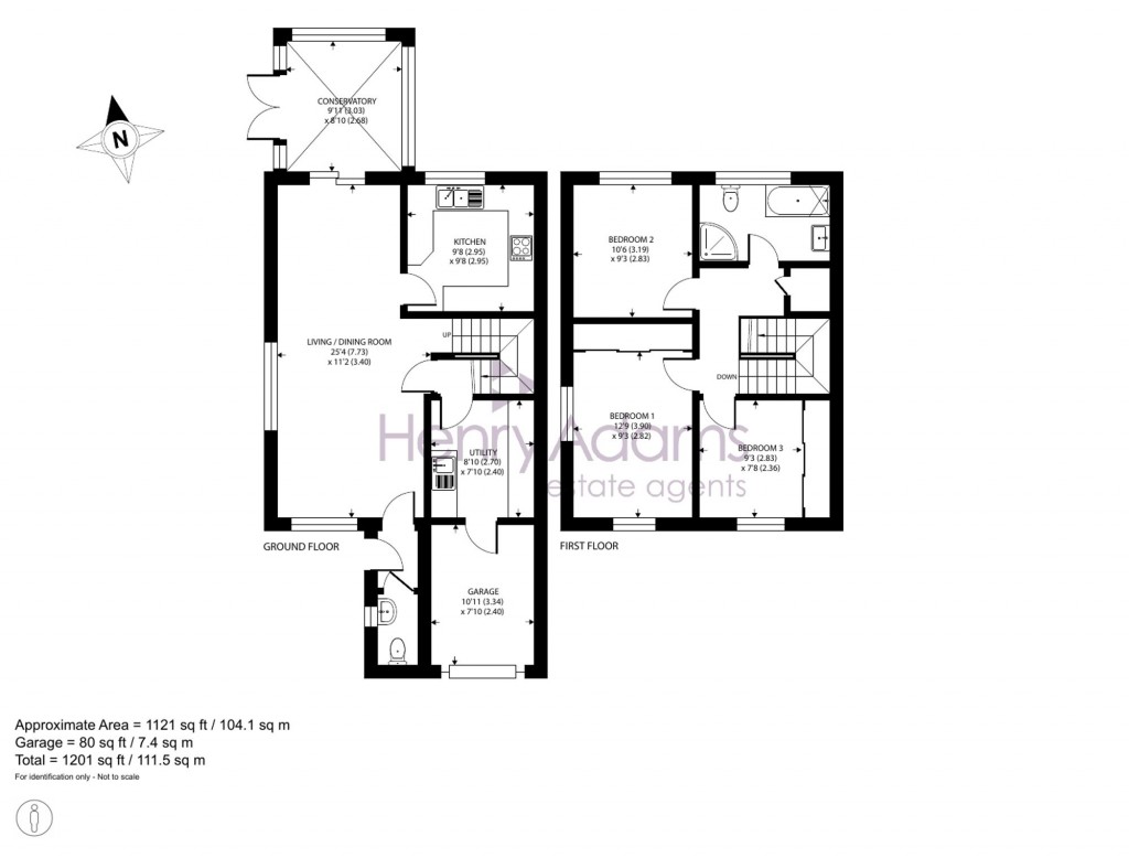 Floorplans For The Horseshoe, Selsey, PO20