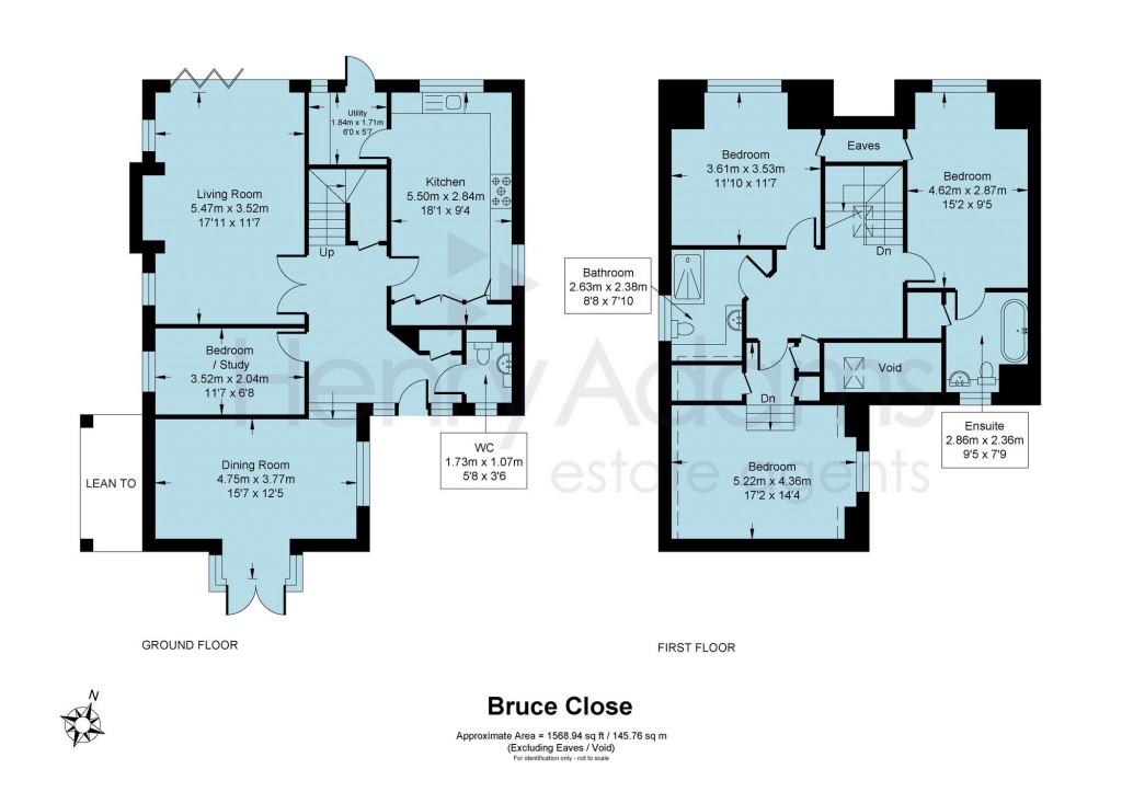 Floorplans For Bruce Close, Haywards Heath, RH16