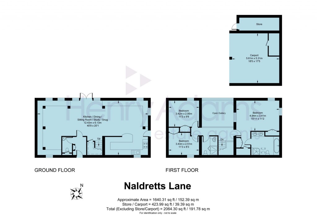 Floorplans For Naldretts Lane, Rudgwick, RH12